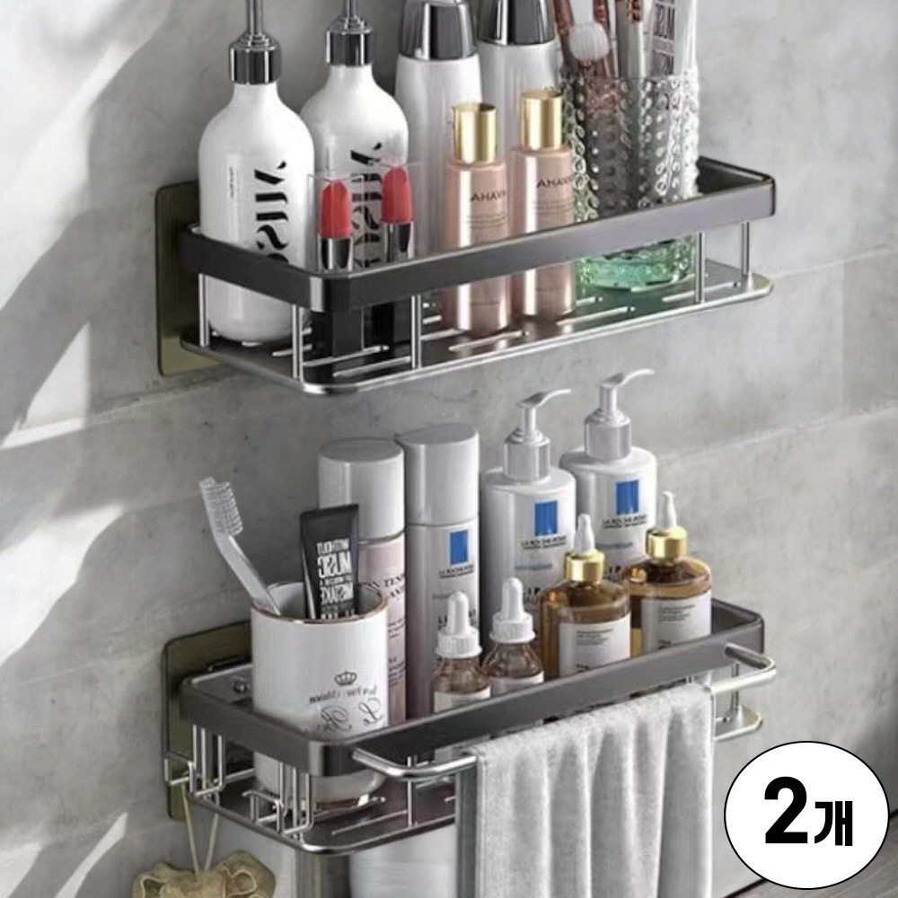 조은마음 1+1 무타공 욕실 화장실 선반 수납 정리대 8,800원