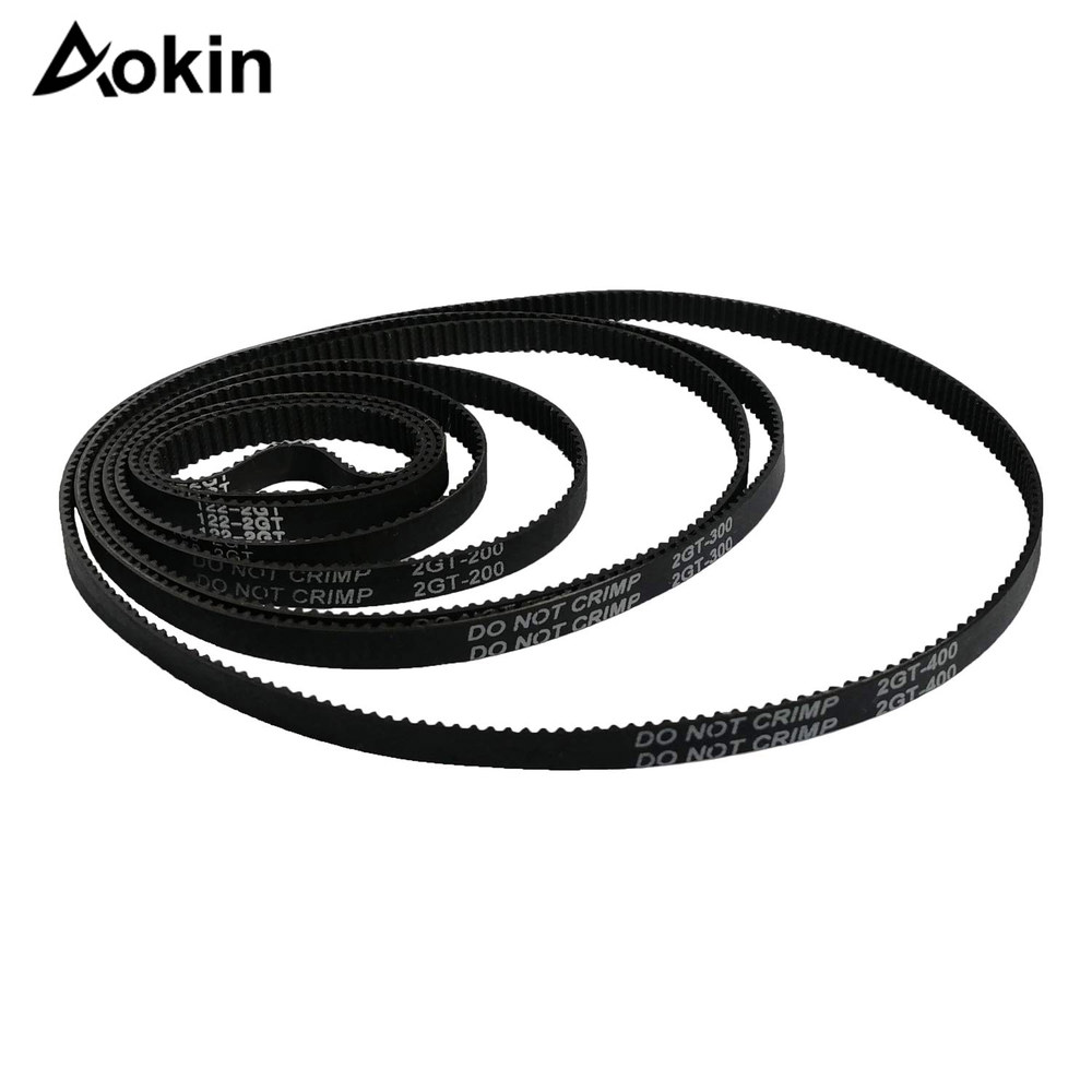 오토미션 GT2 폐쇄 루프 타이밍 벨트 고무, 2GT 6mm 3D 프린터 부품, 110 160 200 280 400 610 852 1220 mm 동기 부품 11,000원