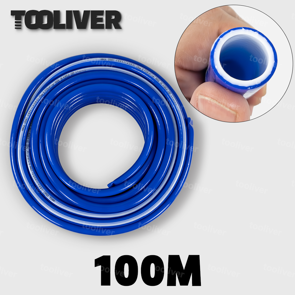 홍일 꼬임방지 호스 15mm 청색 수도 물 편사 호스, 1개 91,500원