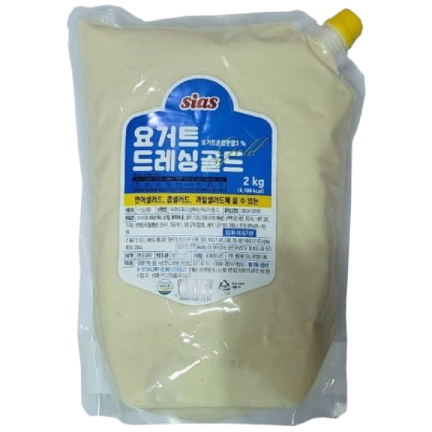 시아스 요구르트(요거트) 소스 골드 2kg* 3봉 47,600원