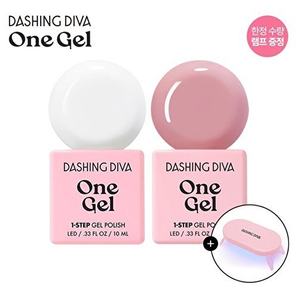 데싱디바 *원젤 네일 세트 - 화이트 + 더스티 핑크 21,900원