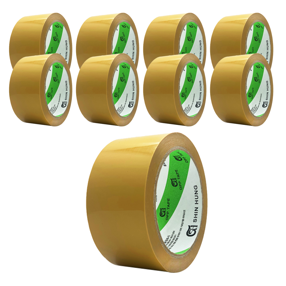 신흥테이프 박스테이프 경포장 황색 50m, 9개 6,300원