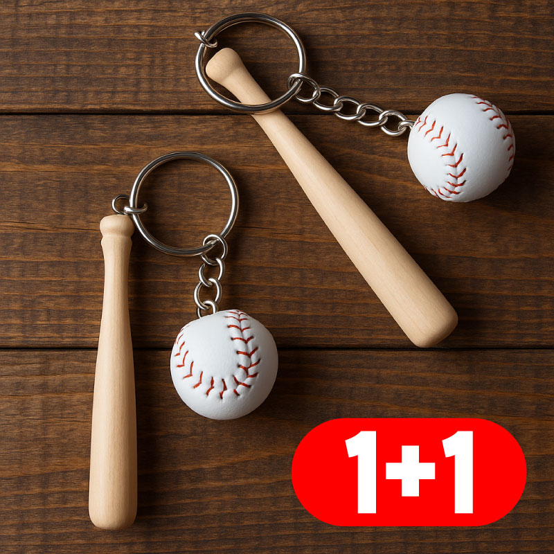 리빙릿 [+ 야구 키링 세트] 야구공 + 배트 미니 열쇠고리 스포츠 키체인 가방고리 8,400원