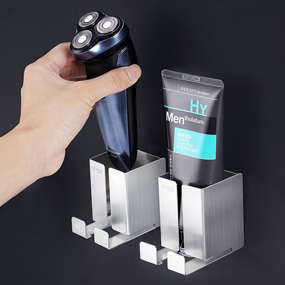 스테인리스 벽걸이 칫솔 거치대, 304스텐_전기면도기홀더, 1개 9,200원