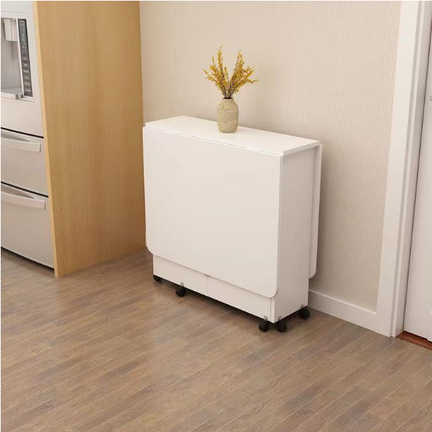 바이비드 이동식 확장형 접이식 식탁, 화이트, 2인용 89,000원