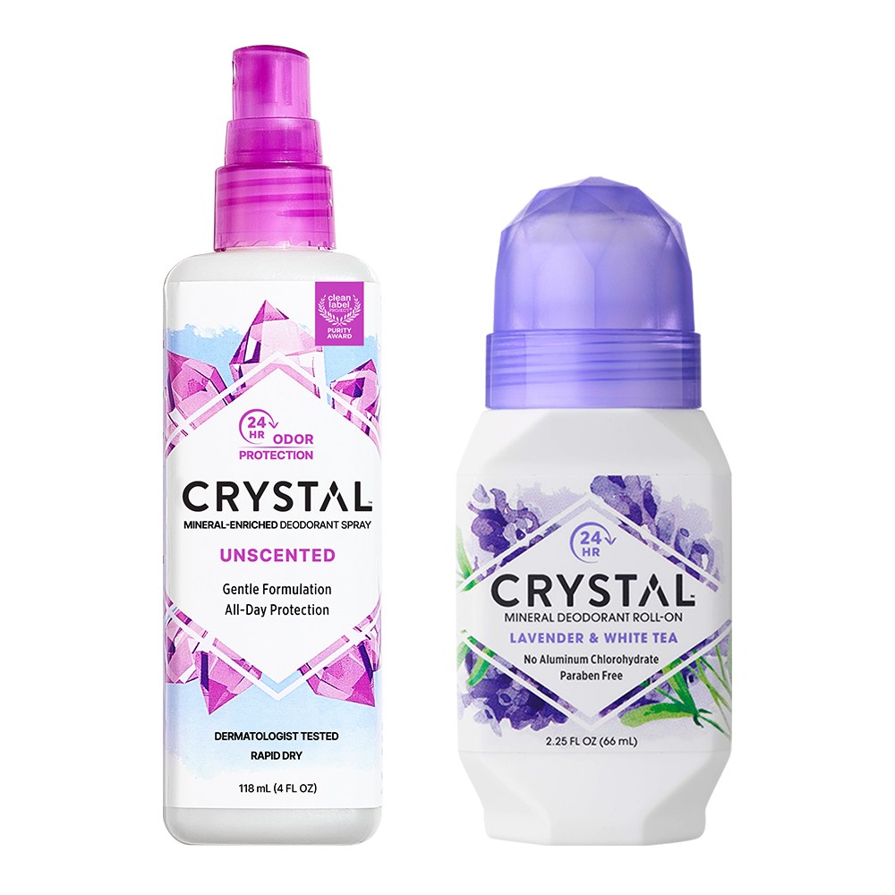 [공식몰] 크리스탈 데오드란트 무향 스프레이&라벤더 롤온 2종세트, 1개, 66ml 26,700원