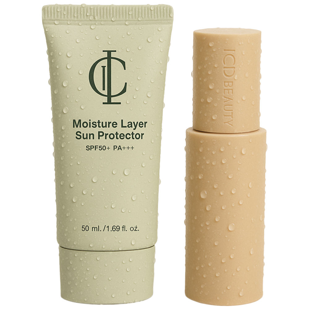 여행용세트 필수템 인셀덤 모이스쳐 선 프로텍터 썬크림 + 아이씨디 뷰 글로우 비비 ( 광채피부 / 피부진정 ), 1개 67,500원