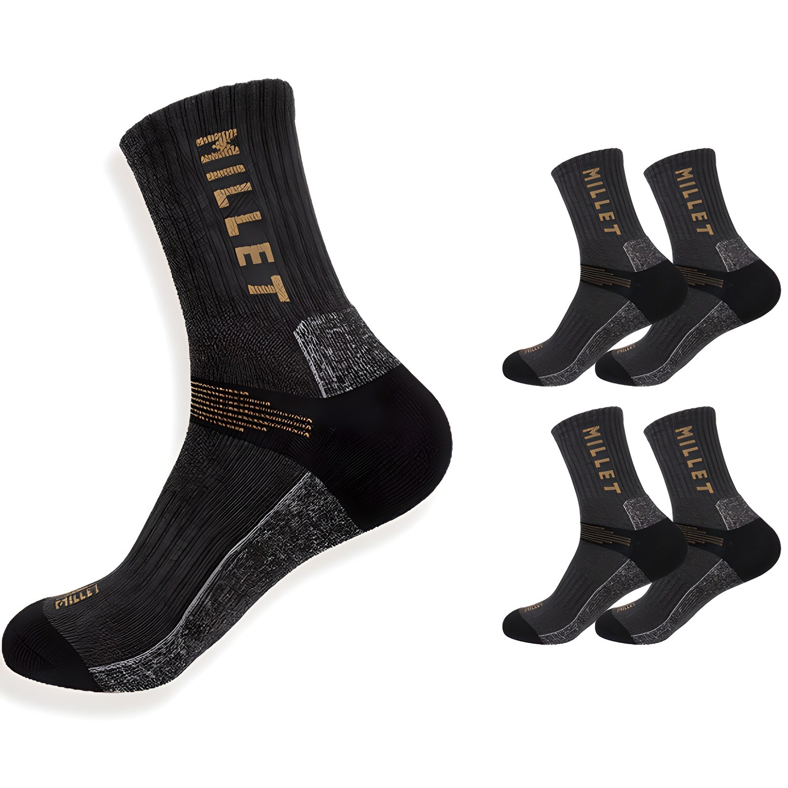 밀레 남성용 장목 등산 양말 5족 16,890원