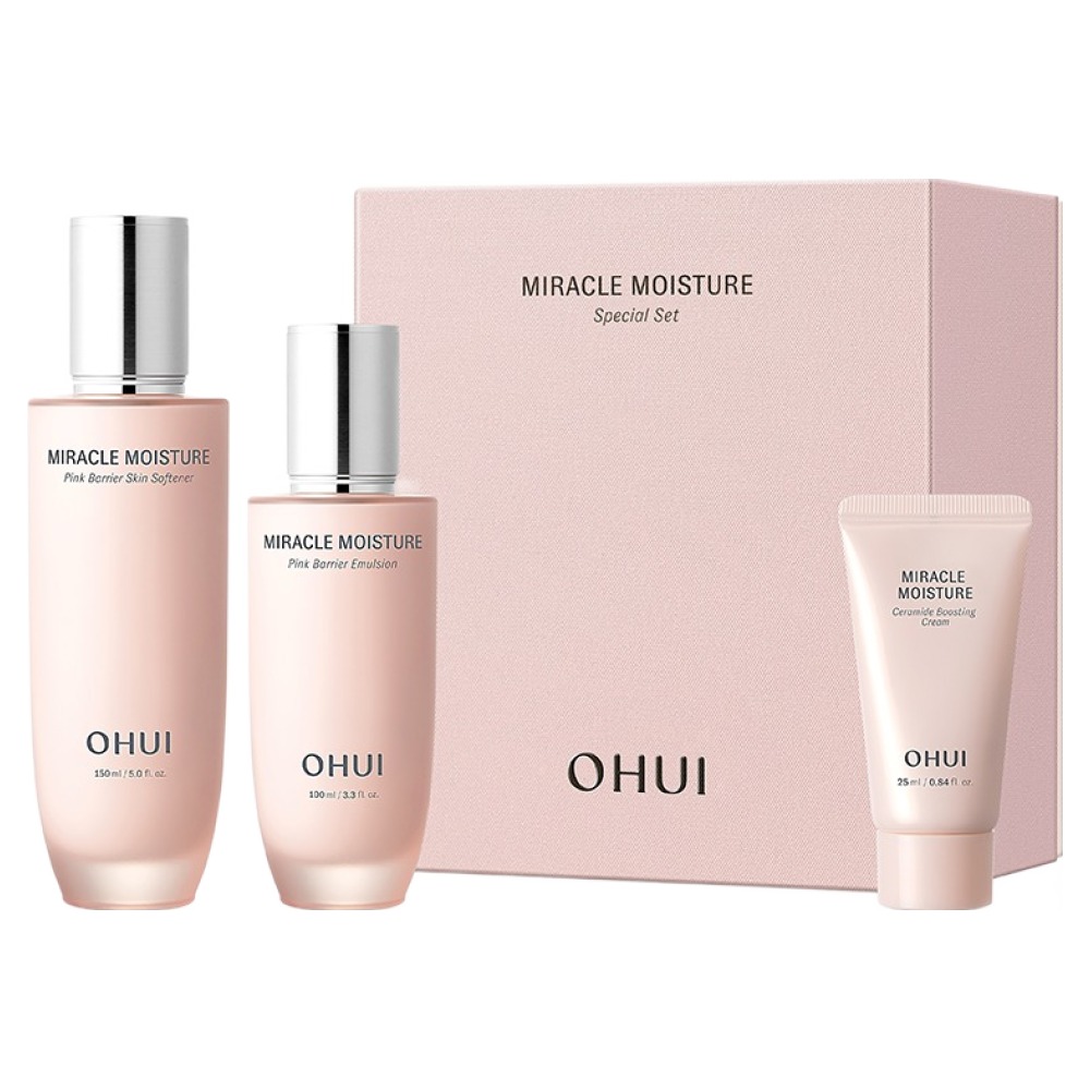 오휘 미라클 모이스처 핑크 베리어 스킨 150ml + 에멀전 100ml + 크림 25ml 54,720원