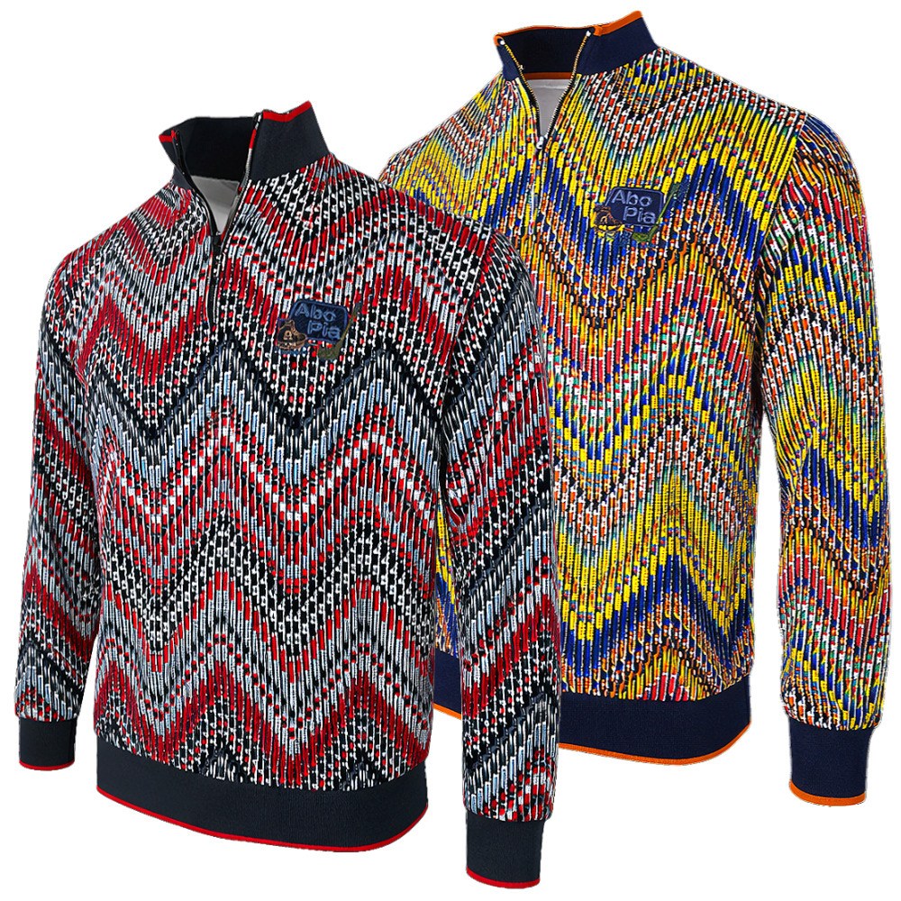 봄 가을 디지털 반집업 골프티셔츠 RPA 중년 남성 카라 기능성 골프웨어 아빠 57,900원