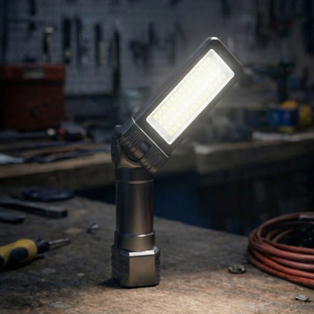 휴대용 자석 작업등 자동차 정비 LED 후레쉬 충전식 무선 작업랜턴 충전작업등 작업용, 1개, 단일색상 14,190원