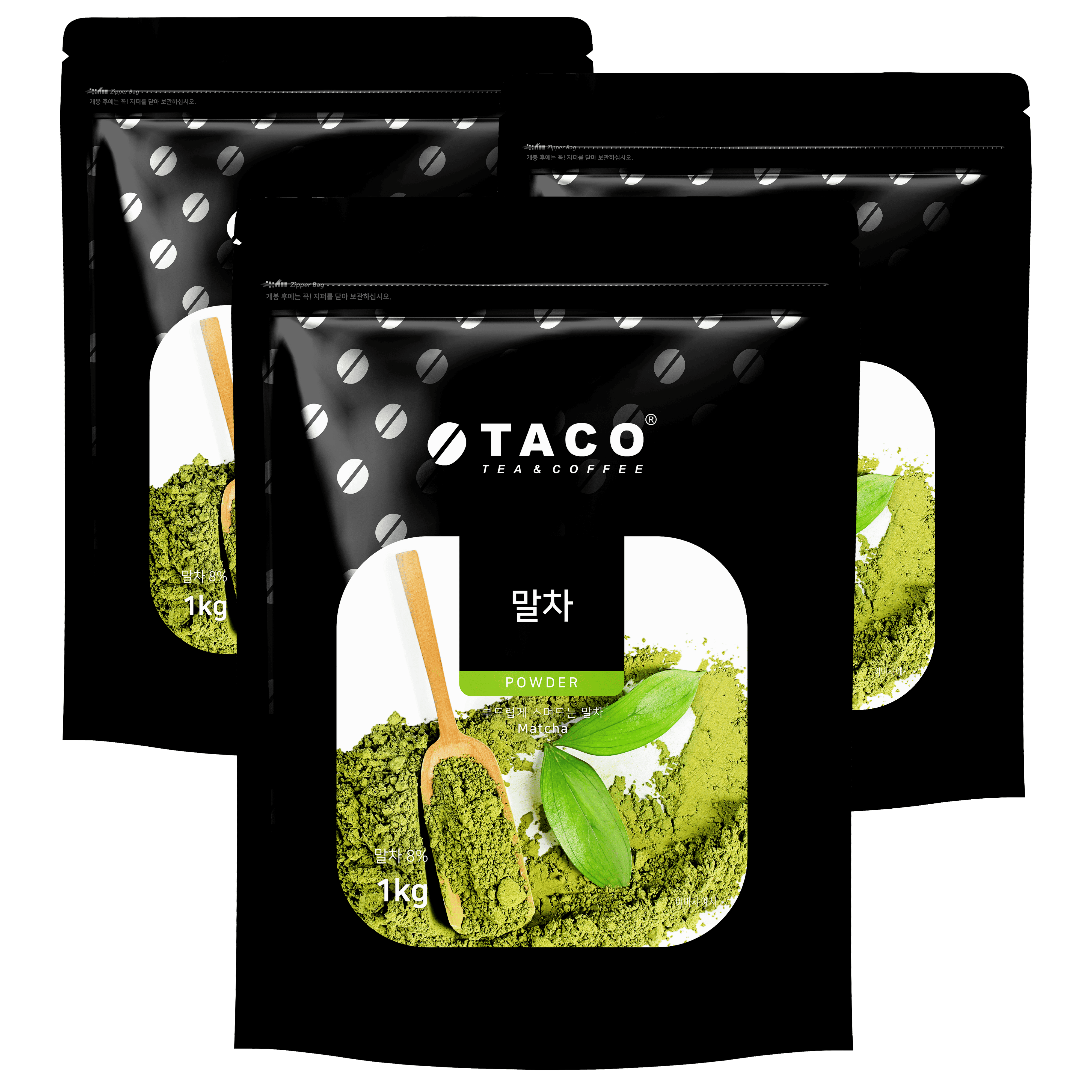 타코 제주 말차 파우더 1kg, 3개, 1개입, 1kg 45,210원