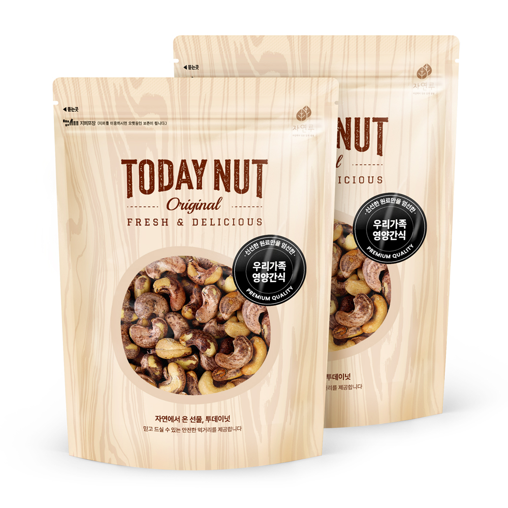 투데이넛 껍질째 구운통캐슈넛, 300g, 2개 16,590원