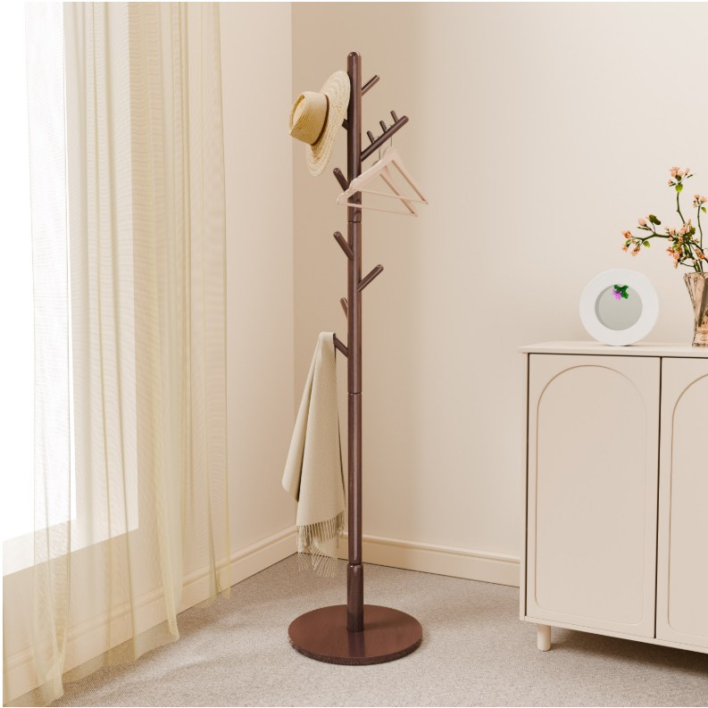 OMBRY 스탠드 행거 원목 다기능  간격수납  옷걸이 28,800원