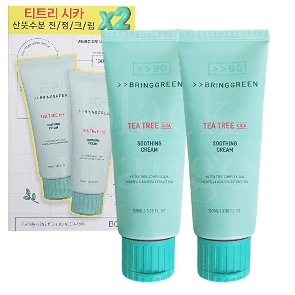 브링그린 티트리 시카 수딩 크림 플러스 100ml 강력한 수분 진정 효과 21,990원
