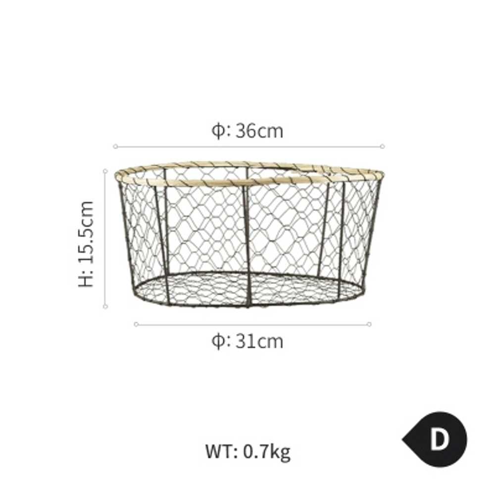 베이커리 철제 바구니 와이어 트레이 바스켓 바게트 수납 빵 매장 베이글 빈티지 진열대 25,400원