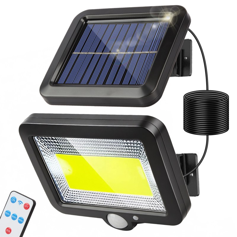 오솜 태양광 전원등 분리형 모션 감지 센서등 리모컨 COB 조명 14,500원