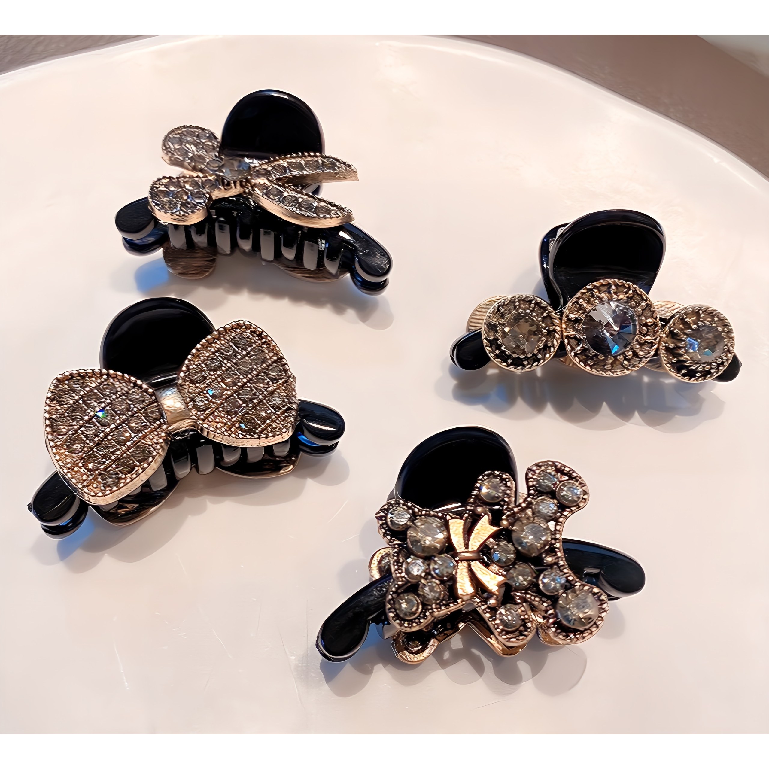 lk 핸운복쭈 미니 큐빅 헤어 집게핀 4cm 18,800원