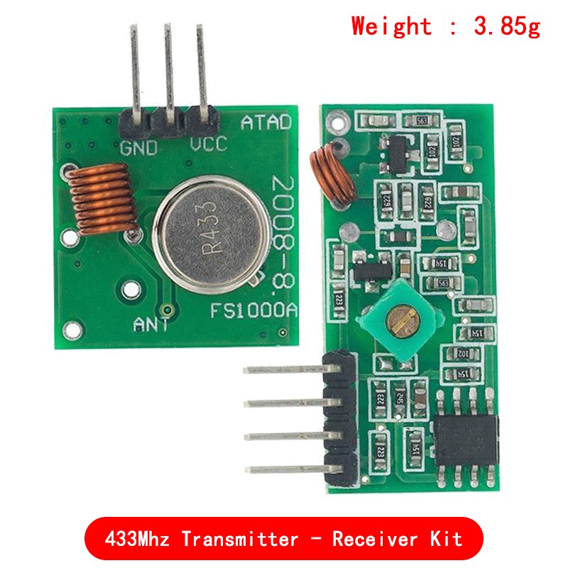 Arduino/ARM/MCU WL diy 315MHZ/433MHZ 무선용 스마트 전자 433Mhz RF 송신기 및 수신기 모듈 링크 키트 7,900원