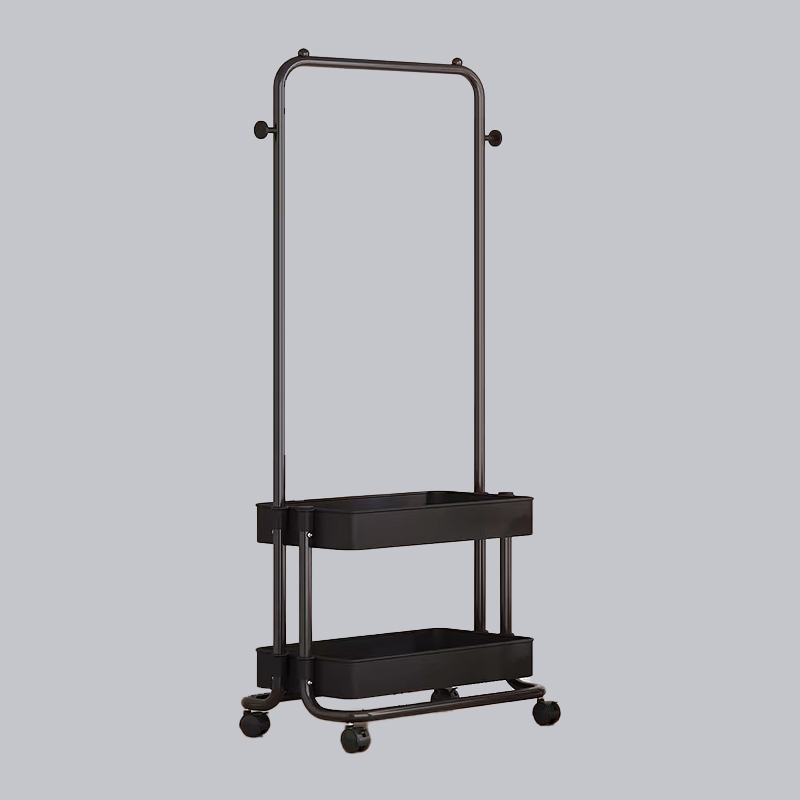 HAM 2단 서랍 수납 선반형 이동철제 식 수납 옷 행거 YJ-01 26,800원