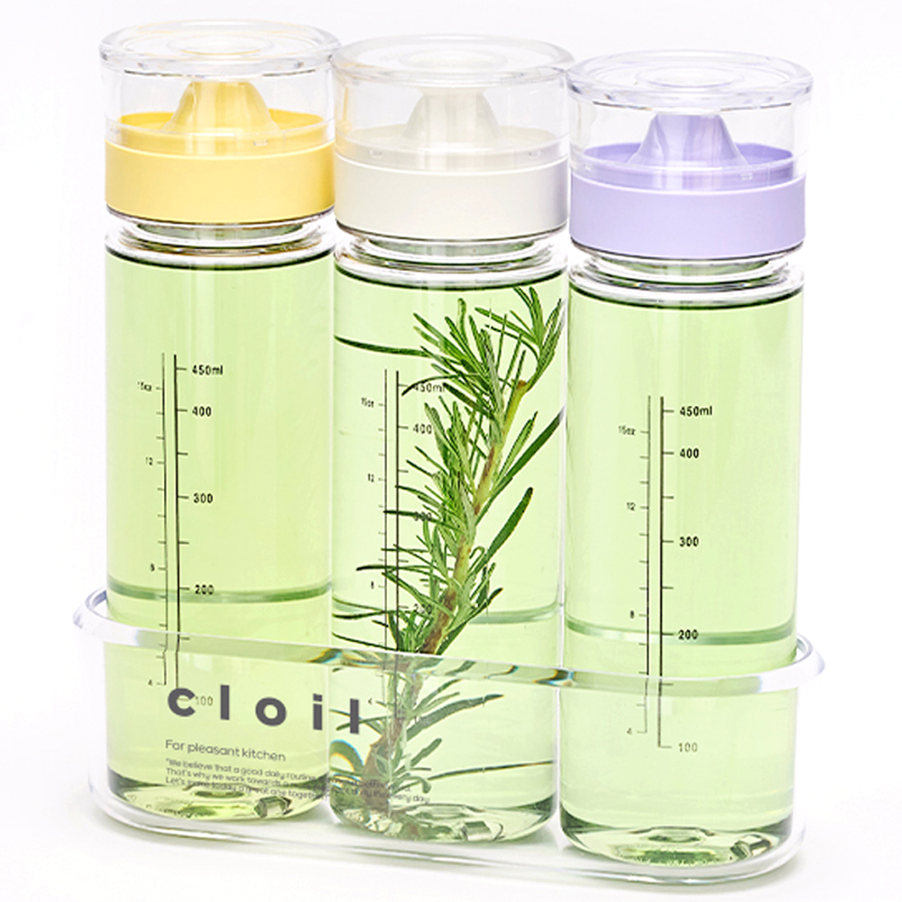 씨밀렉스 트레이 흐름 없고 깨짐 없는 클로일 오일병 500ml 3p + 투명 트레이 3구 19,300원