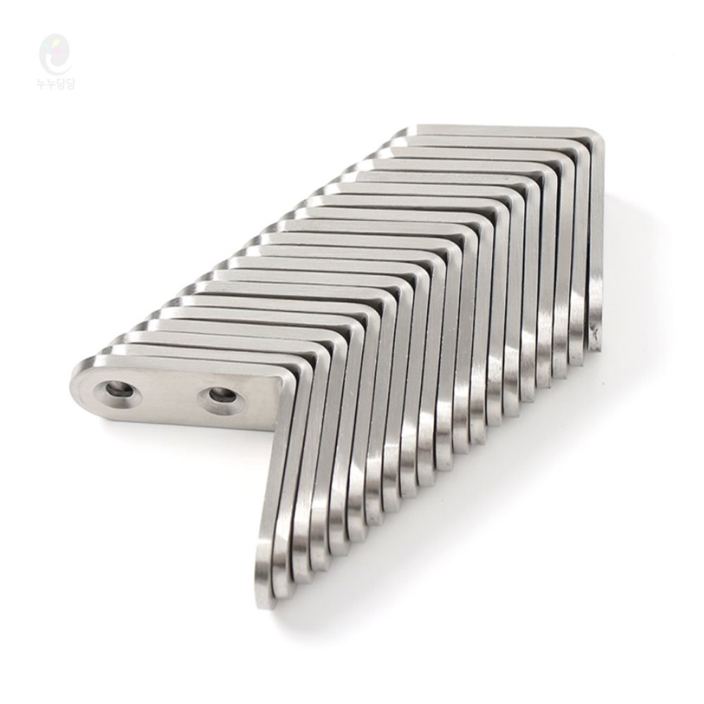 영달철물 스텐꺽쇠 코너철 20p세트40x40mm 스텐 꺽쇠 20,950원