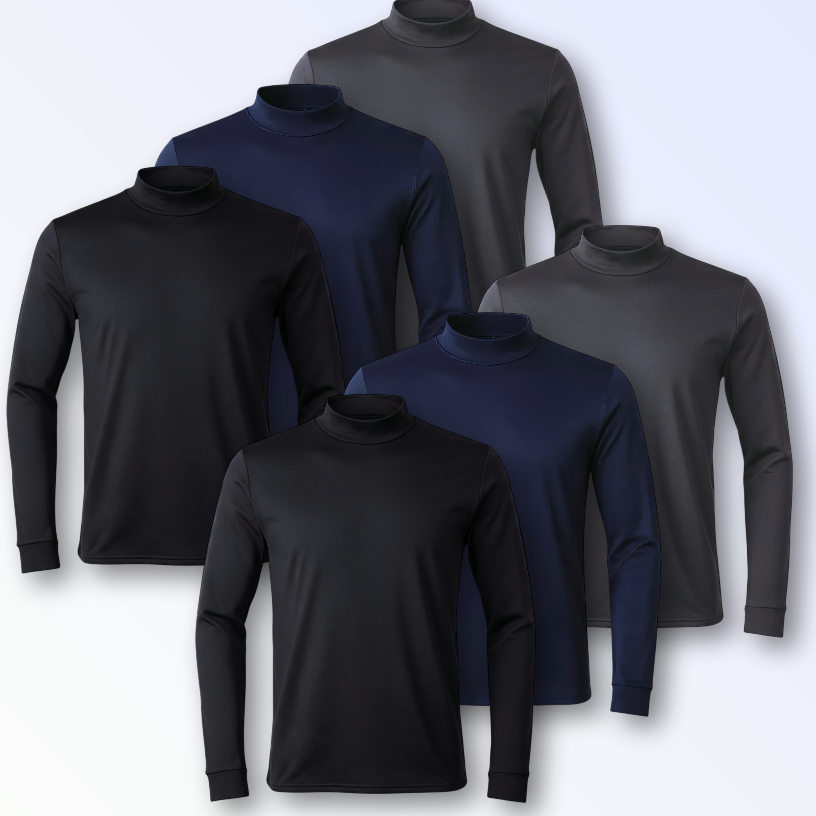 [6장] macci (마찌) 히트포뮬러 남자 기능성 기모 목폴라 반목 긴팔 티셔츠 (정품) 43,970원