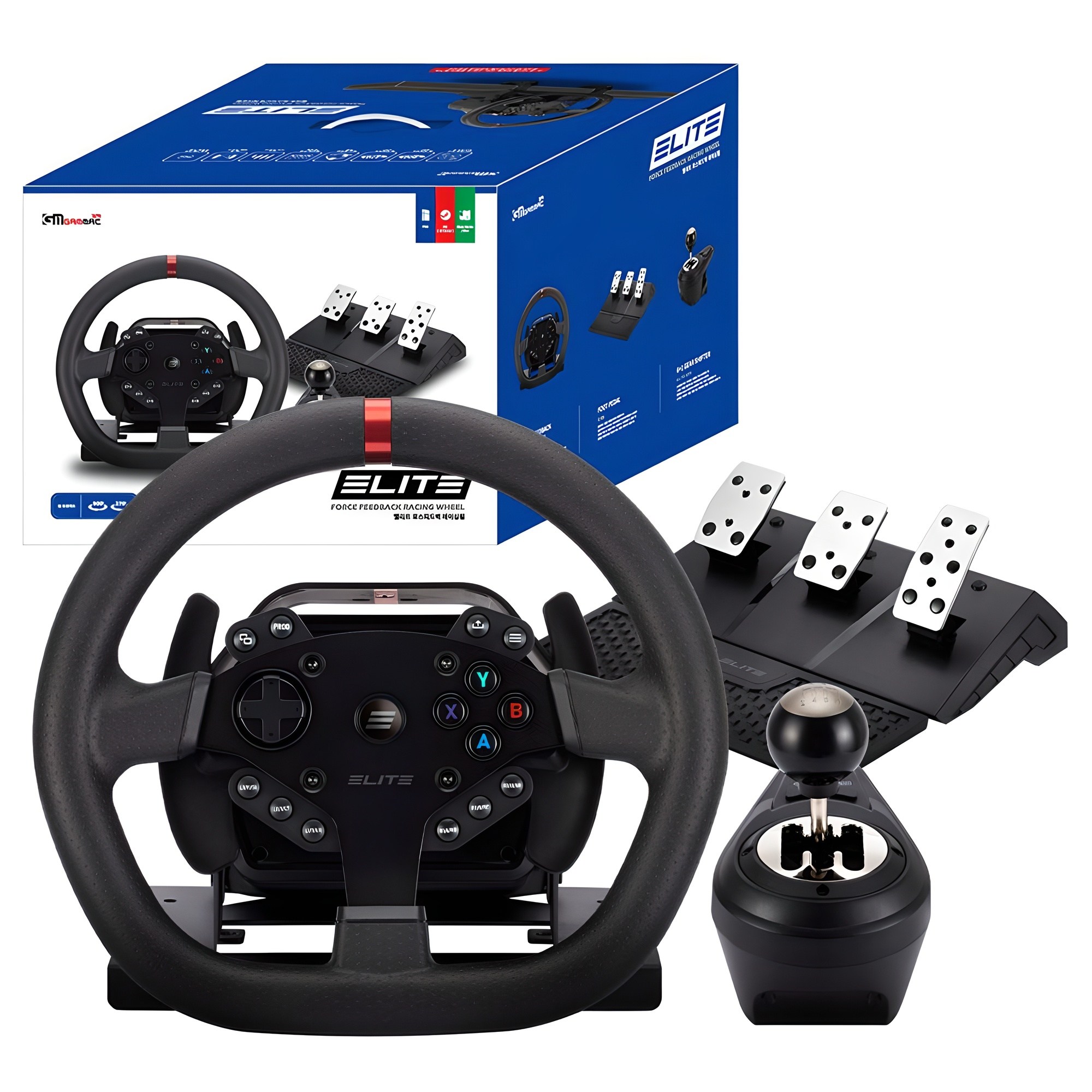 겜맥 엘리트 포스 피드백 레이싱 휠 287,570원
