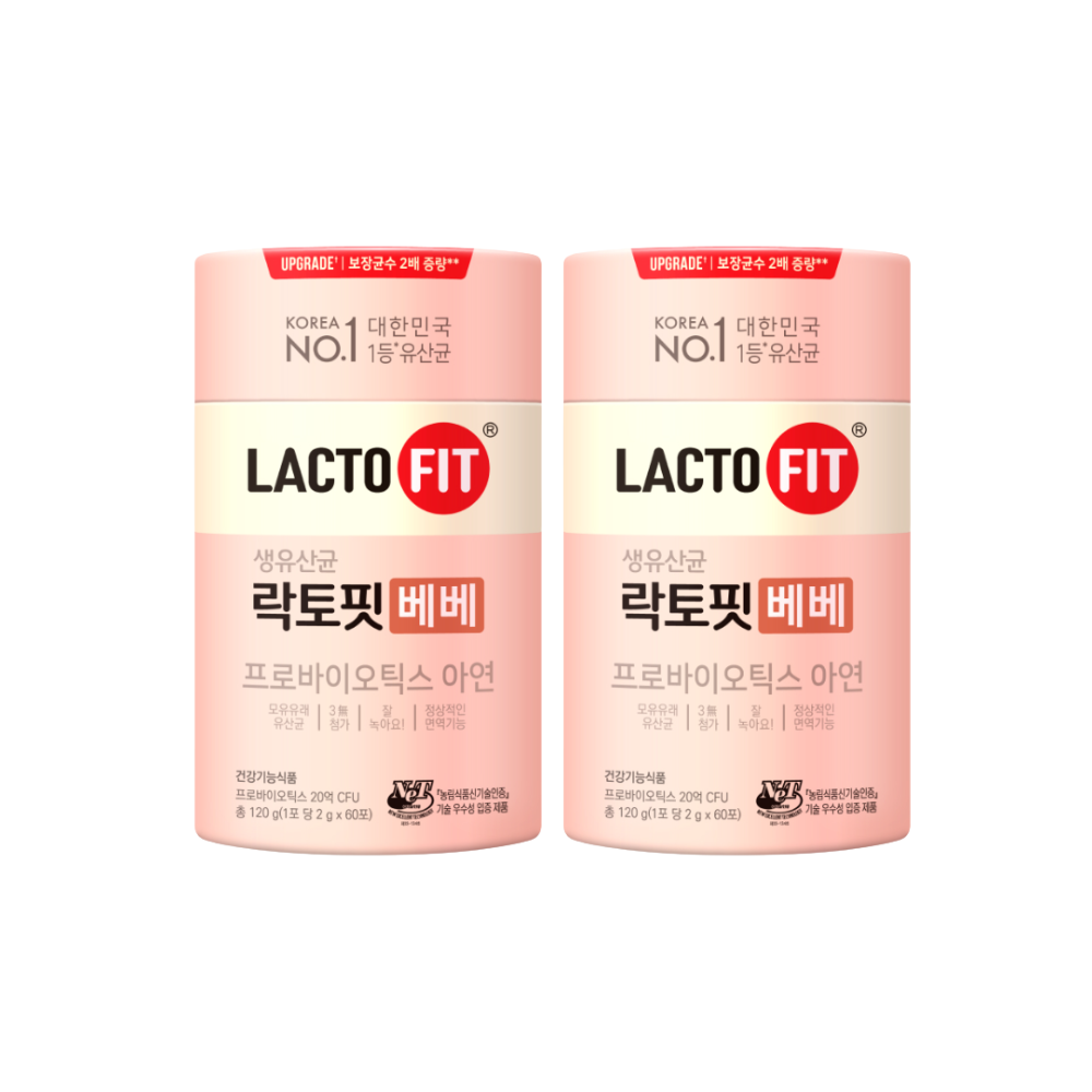 종근당건강 락토핏 베베 60포 2개 아기 유산균 모유 유래 신생아 37,300원