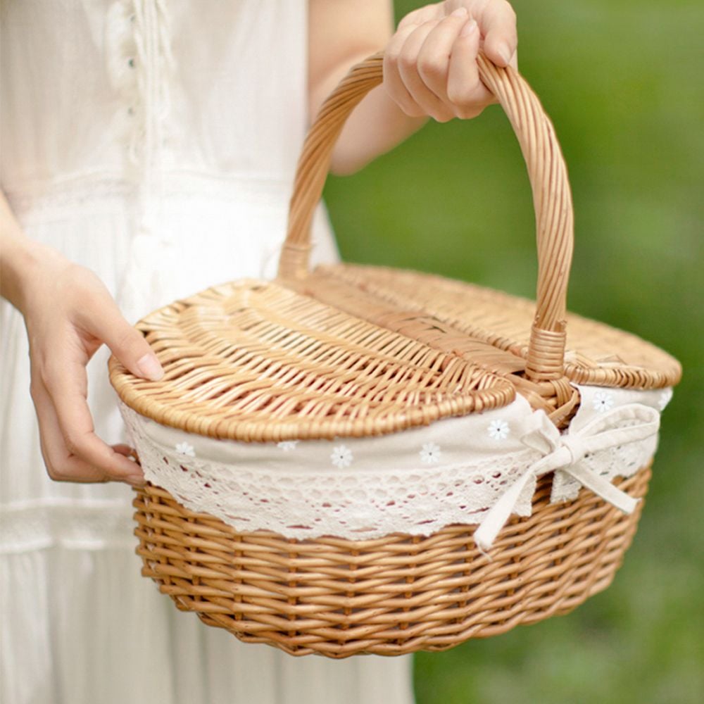 감성 라탄 바스켓 피크닉 바구니 소형 (LU-98A) 25,010원