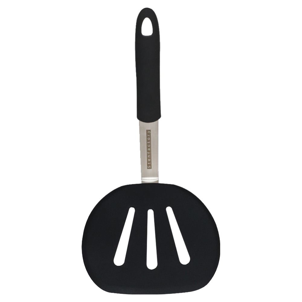스텐팩토리 스텐 304 와이드 긁힘없는 실리콘 뒤집개, 혼합색상, 1개 6,900원