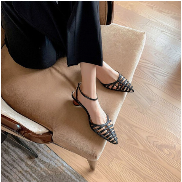 플라이슈 글레디에이터 여성 발목 스트랩 펌프스 샌들힐 5.5cm C-22 19,800원