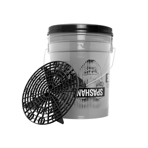 스파샨 최강의 견고한 세차용 버킷 대용량 20L 그리드 가드 회색 뚜껑이 70,450원