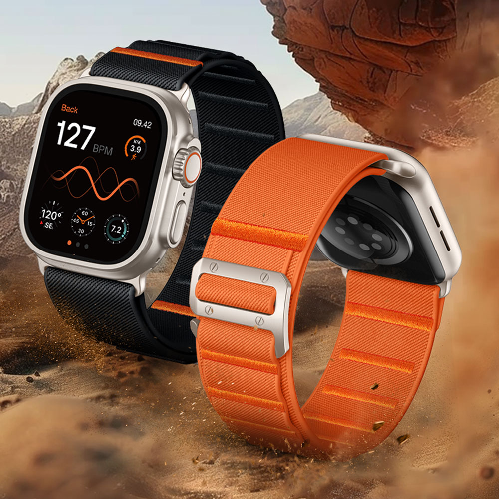 밴들레틱 애플워치 G-Hook 알파인 루프 스포츠 스트랩 밴드, 그린 29,000원