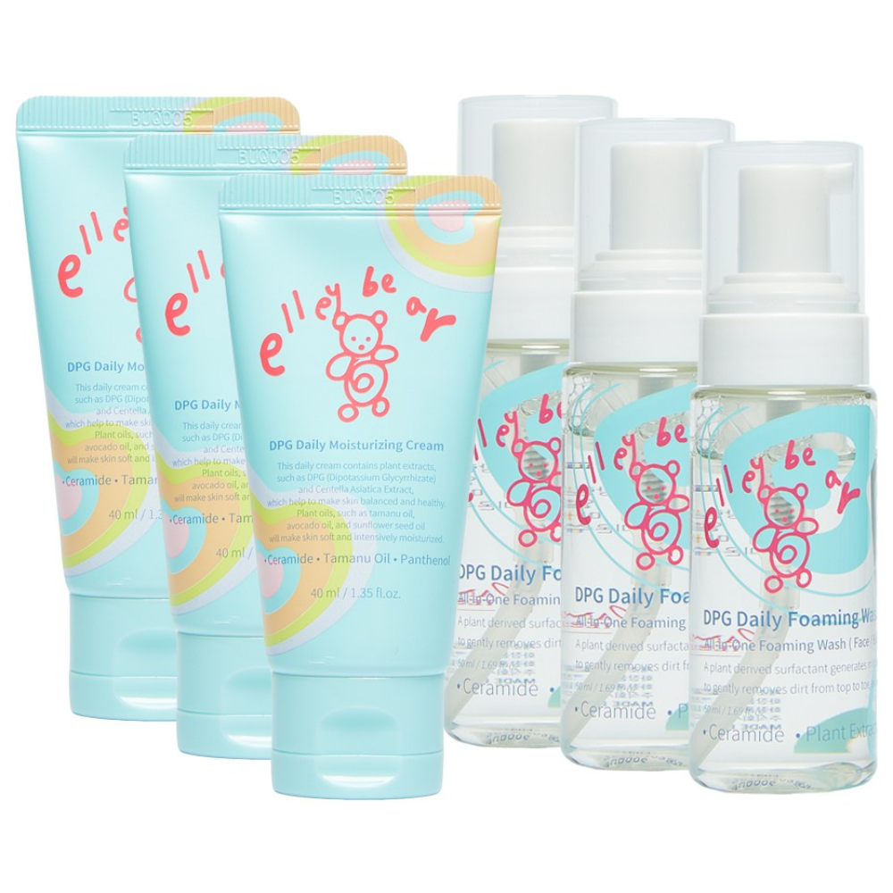 엘리베어 DPG 비건 트래블키트 (고보습 크림+올인원 워시) 여행용 어메니티 생존수영 세트, 3세트 60,000원