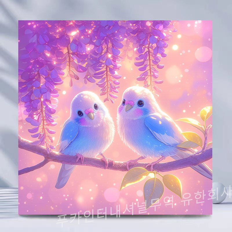 티레오 액자 보석십자수 캔버스형  DIY 키트 동물 풍경 풍수 장식 그림 50 x 50 cm 20,860원