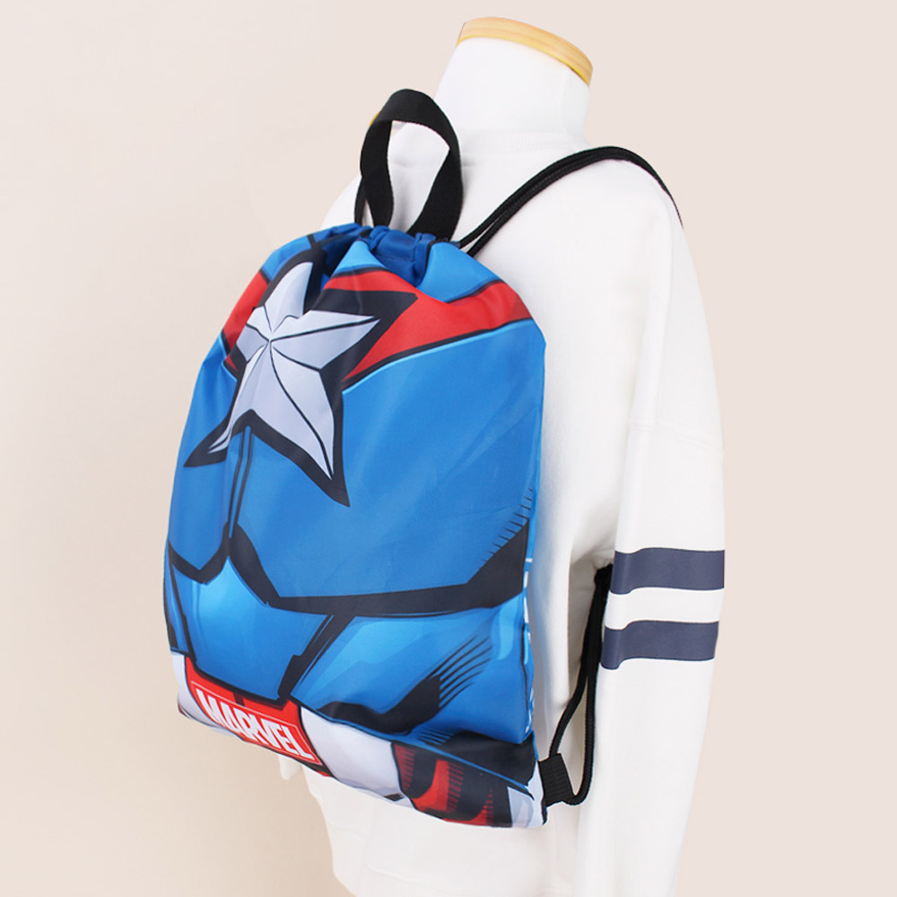 캡틴 양면 보조가방 MV0714 조리개 신발주머니 실내화가방 아동 어린이 초등학생 남아 9,500원