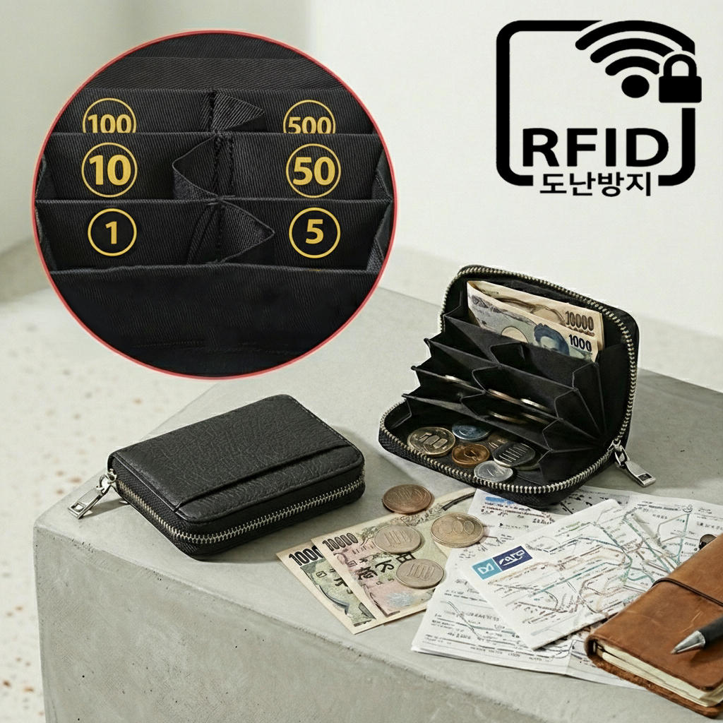 체리블리스 소가죽 일본 엔화 동전지갑 4세대 대용량 카드 홀더 24,900원