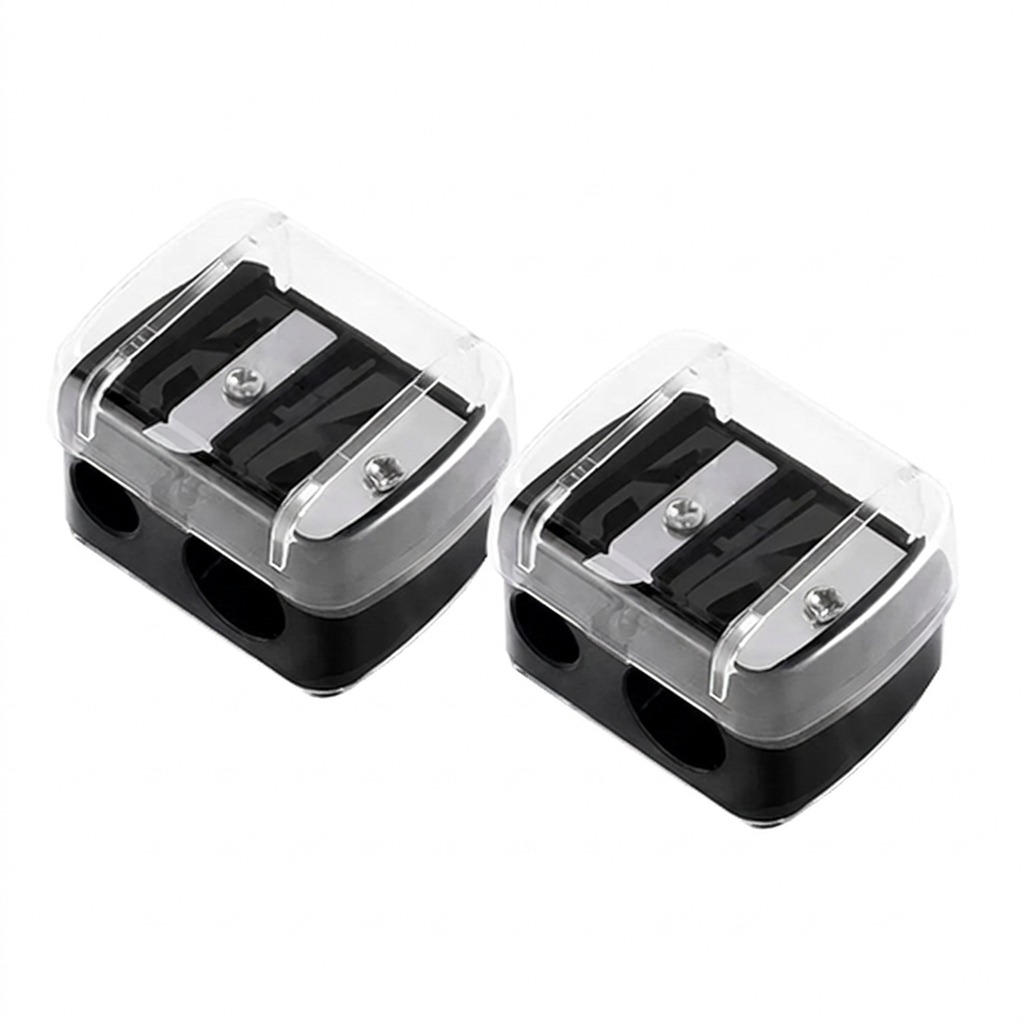 트윙크 뷰티[1+1] 8mm 12mm 듀얼 아이브로우 깍이 펜슬 샤프너, 1세트, 검정 4,130원