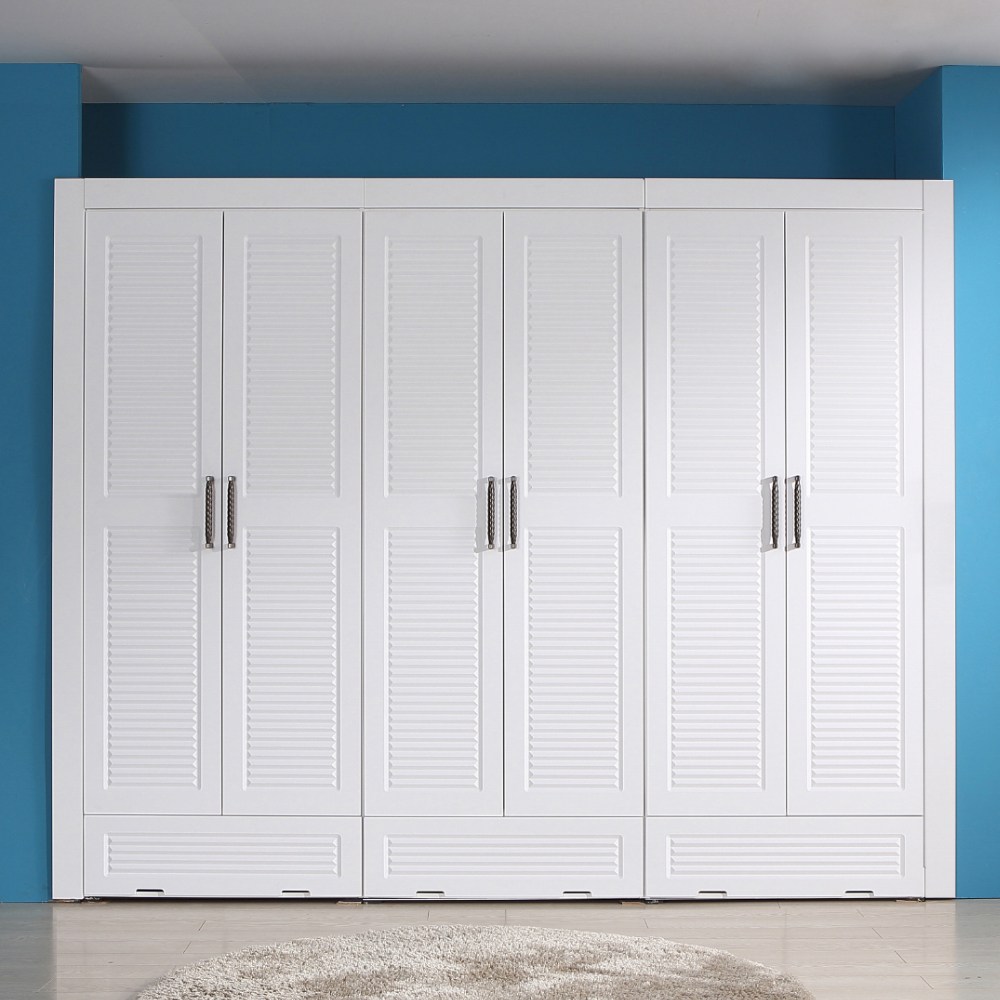 국내제작 직접배송 키높이 올루바 서랍형 2430mm 장롱 신혼가구 드레스룸 옷방수납 옷장 329,900원