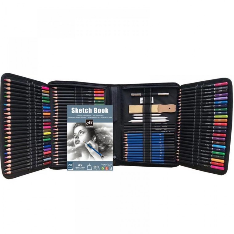 드로잉 컬러링 아트색연필 선명한 선물 아동 세트 색연필 120색 공부 63,310원