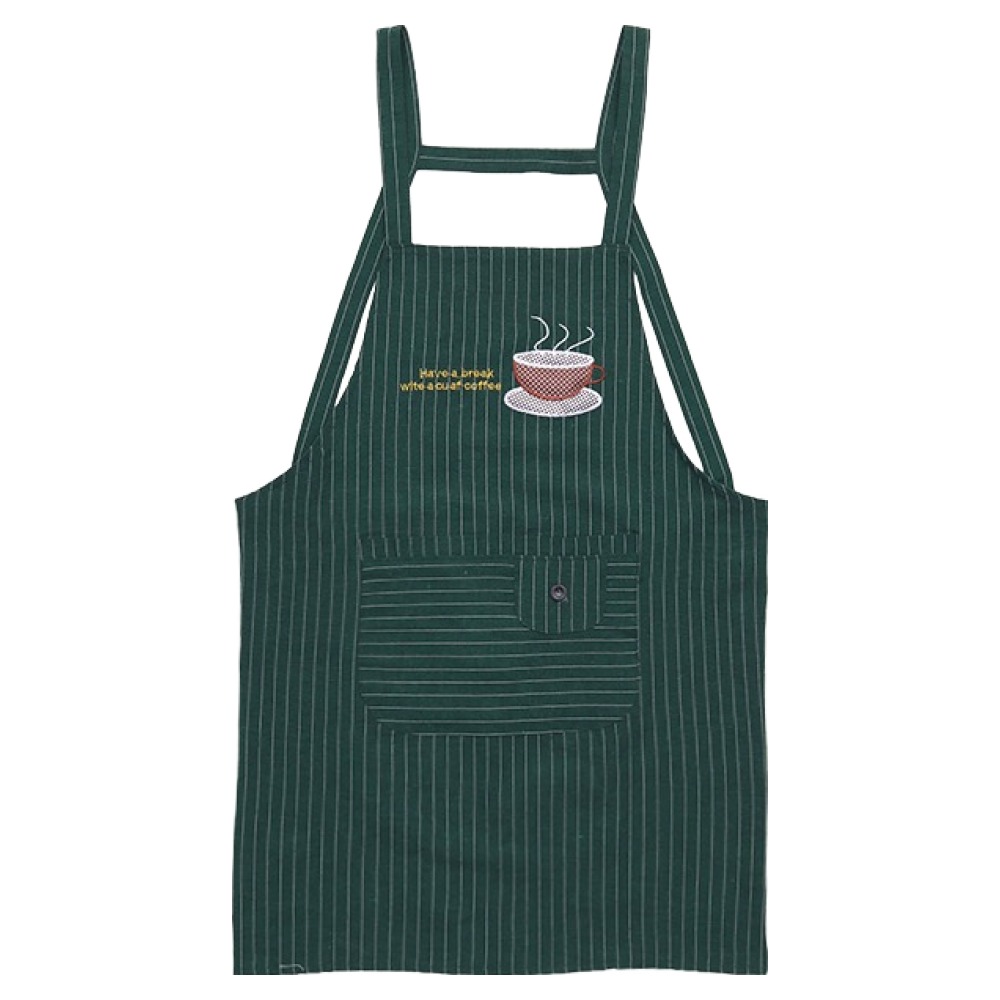 올웨일리 다용도 카페 스트라이프 코튼 체크 앞치마 TSP2495, 그린, 1개 7,900원