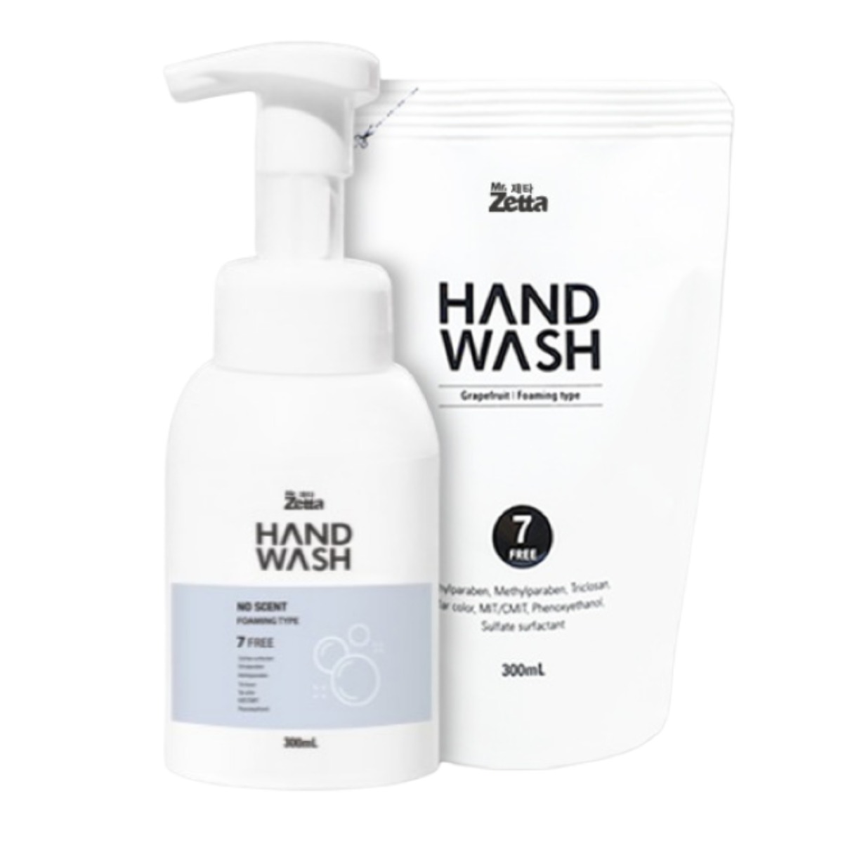 미스터제타 포밍 핸드워시 무향 본품 1 + 자몽향 리필 4 세트 19,800원