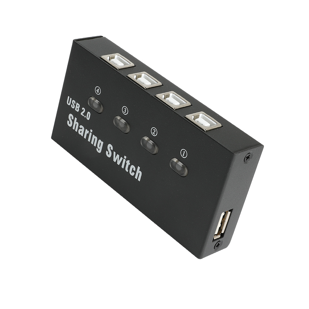 넥시 4대1 USB 셀렉터 스위치 선택기, NX-U241S, 1개 16,400원