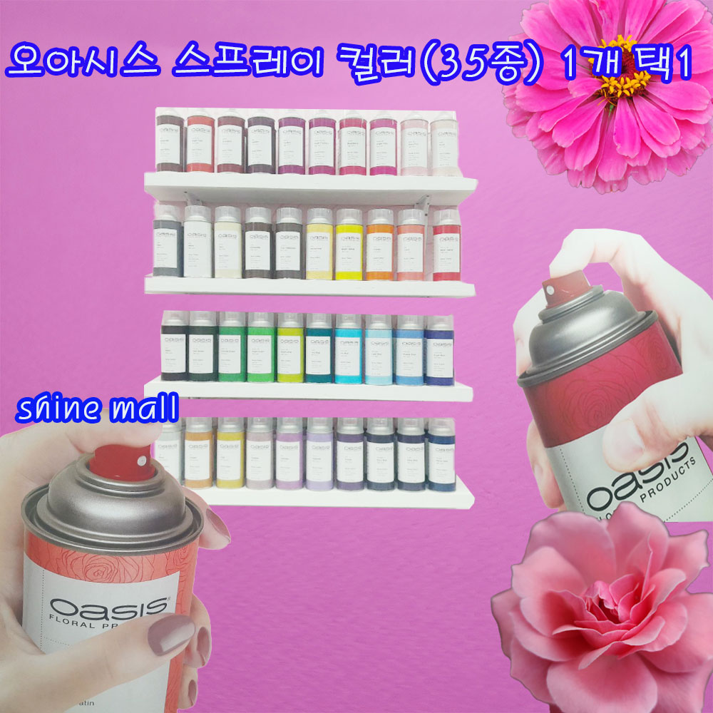 Oasis 스프레이 컬러(36종) 1개 선택/빠른건조/자연스럽게 부드러운 컬러감 22,490원