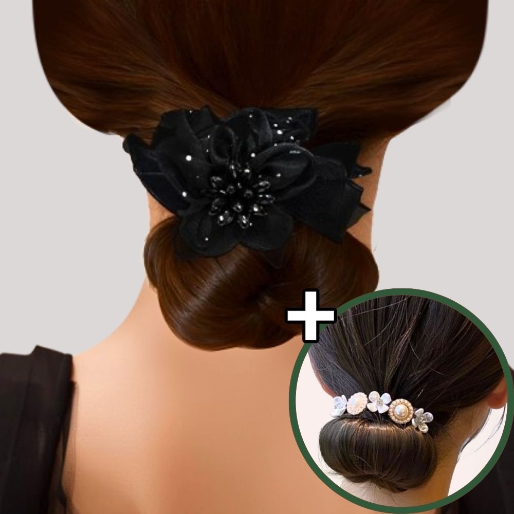 글렌 올림머리 당고머리 와이어 밴드 똥머리 헤어슈슈 곱창밴드 스크런치 혼주 머리끈 세트 10,800원