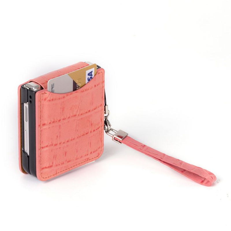 본아띠 로뎀 천연 소가죽 악어 카드 제트플립 케이스 43,500원