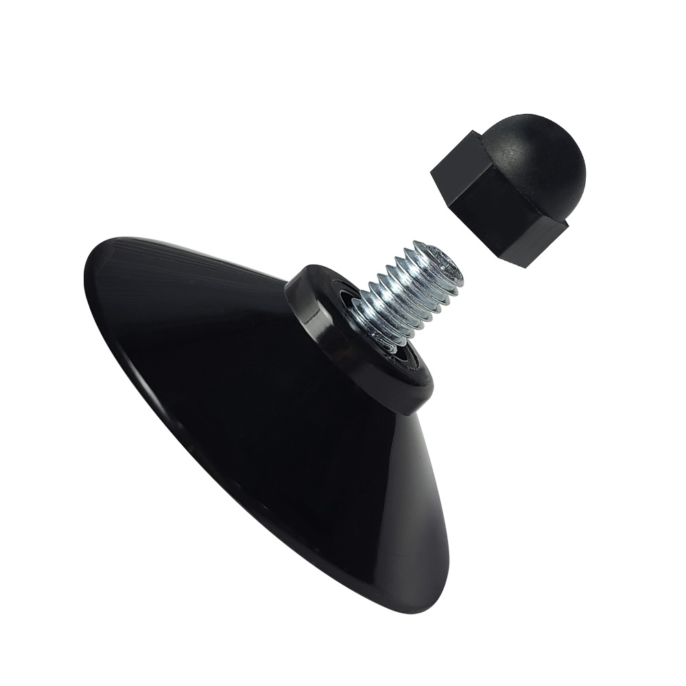 볼트형 큐방 검정 42mm 흡착판 압착고무 나사 유리창 - 10개, 블랙 8,000원