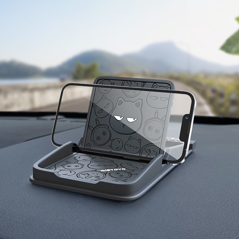 AIWALOT 차량용 핸드폰 거치대 | 대시보드 핸드폰 거치대 | 주차번호판 | HUD 헤드업 디스플레이 | 180도 접는 시점 | 안정성 우수, 검은 고양이 B, 1개 13,600원
