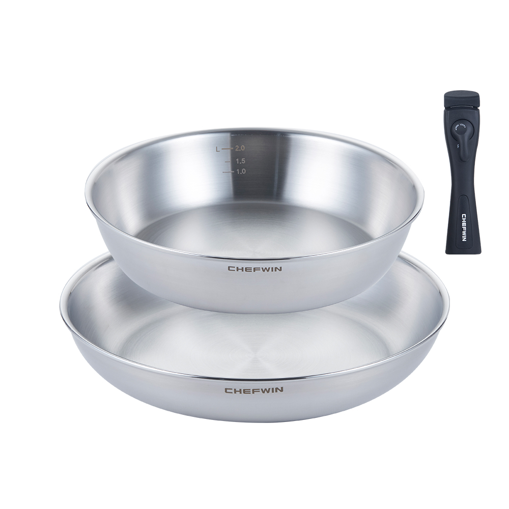 [쿠팡 단독 43% 파격 특가+17만원 상당 사은품 증정] 쉐프윈 316STS 프리미엄 통5중 드림핸즈 26팬+28팬+분리형손잡이, 1개 213,000원